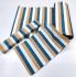 BEDSHEET STRIPE 90X108 2 PILLOW COVER